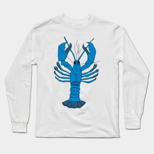 Blue Lobster Long Sleeve T-Shirt